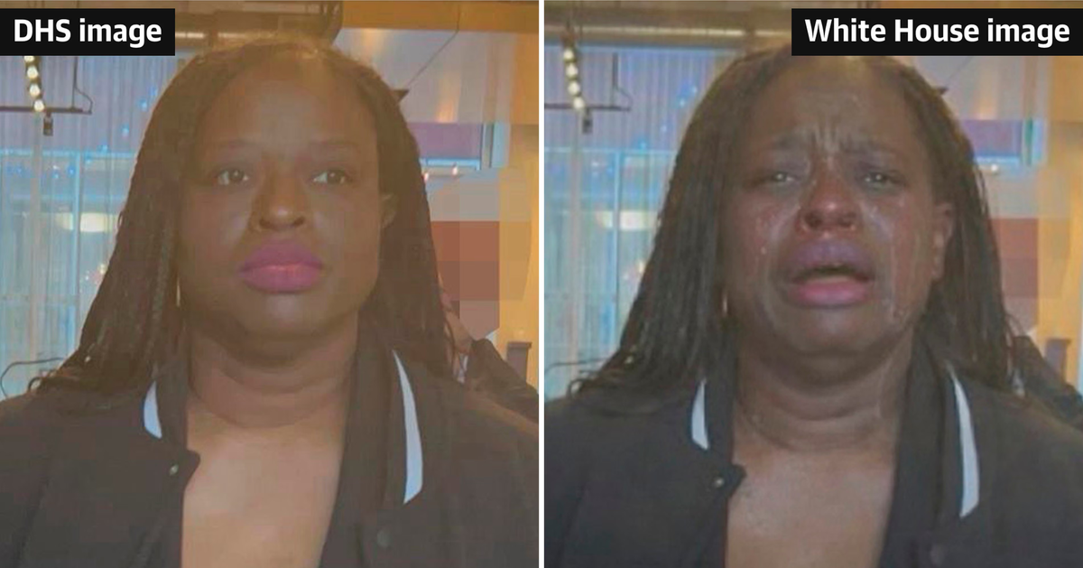 Nhà Trắng bị phát hiện chỉnh sửa ảnh của người bị bắt sau biểu tình phản đối ICE