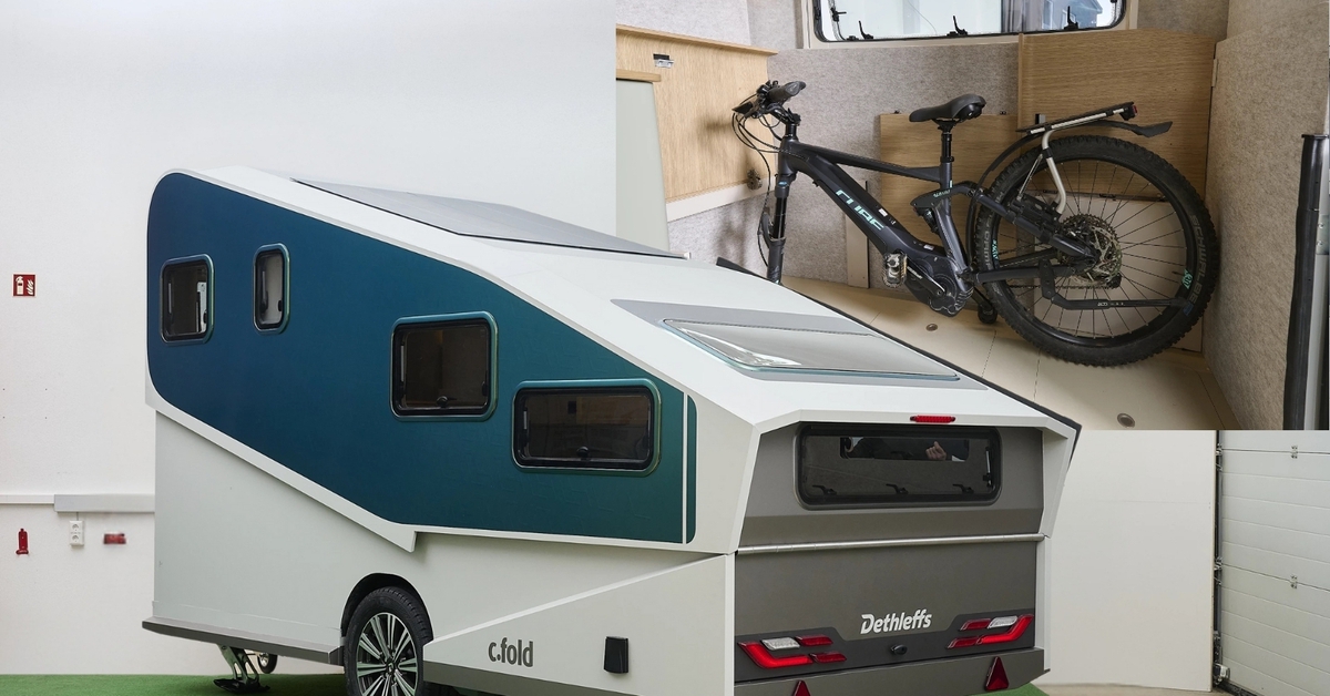 Nhà di động 'gấp gọn': Ghế, nhà tắm có thể 'thu nhỏ', xe điện kéo cũng không giảm nhiều tầm chạy