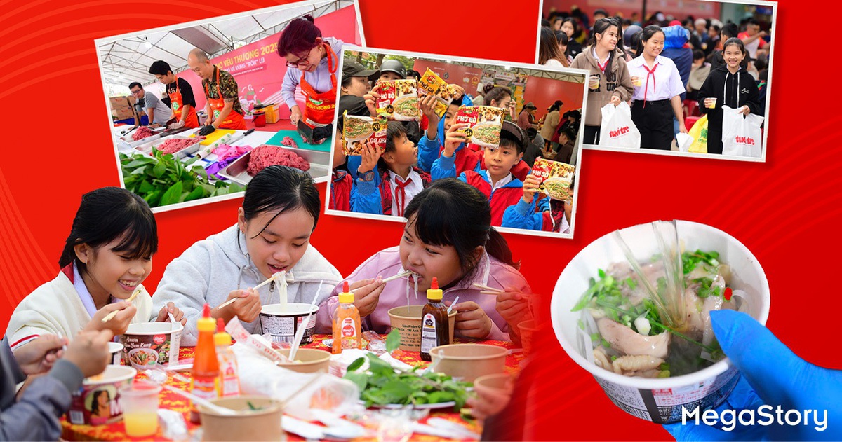 Acecook cùng Phở yêu thương ‘gói’ ấm áp đến Hòa Thịnh