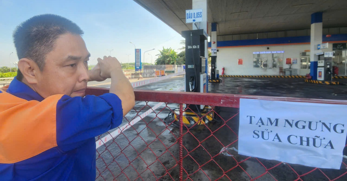 Châu Thành đã kéo rào, chăng dây, cao tốc TP.HCM - Phan Thiết 'hết xăng'