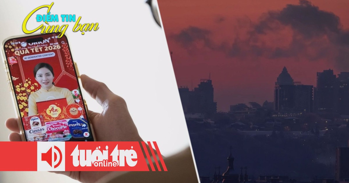 Điểm tin 18h: 'Tiểu thương AI' khuấy động mùa Tết; Nga không kích lớn Ukraine trong đêm