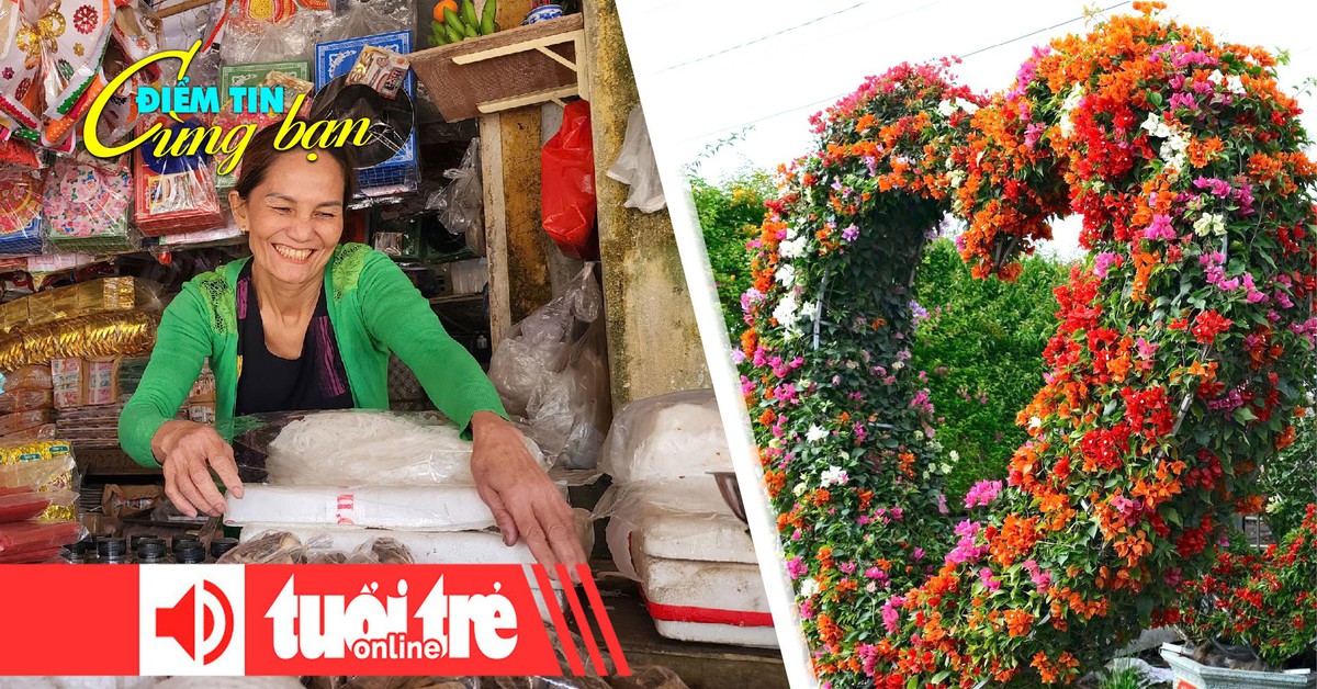 Điểm tin 8h: Xuân về ngôi chợ hồi sinh sau lũ; Nhộn nhịp săn hoa mùa Tết