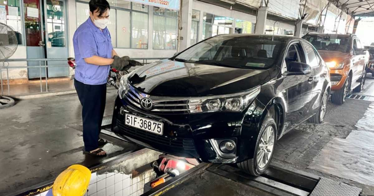 Cho phép xuất trình đăng ký xe trên VNeID khi đăng kiểm