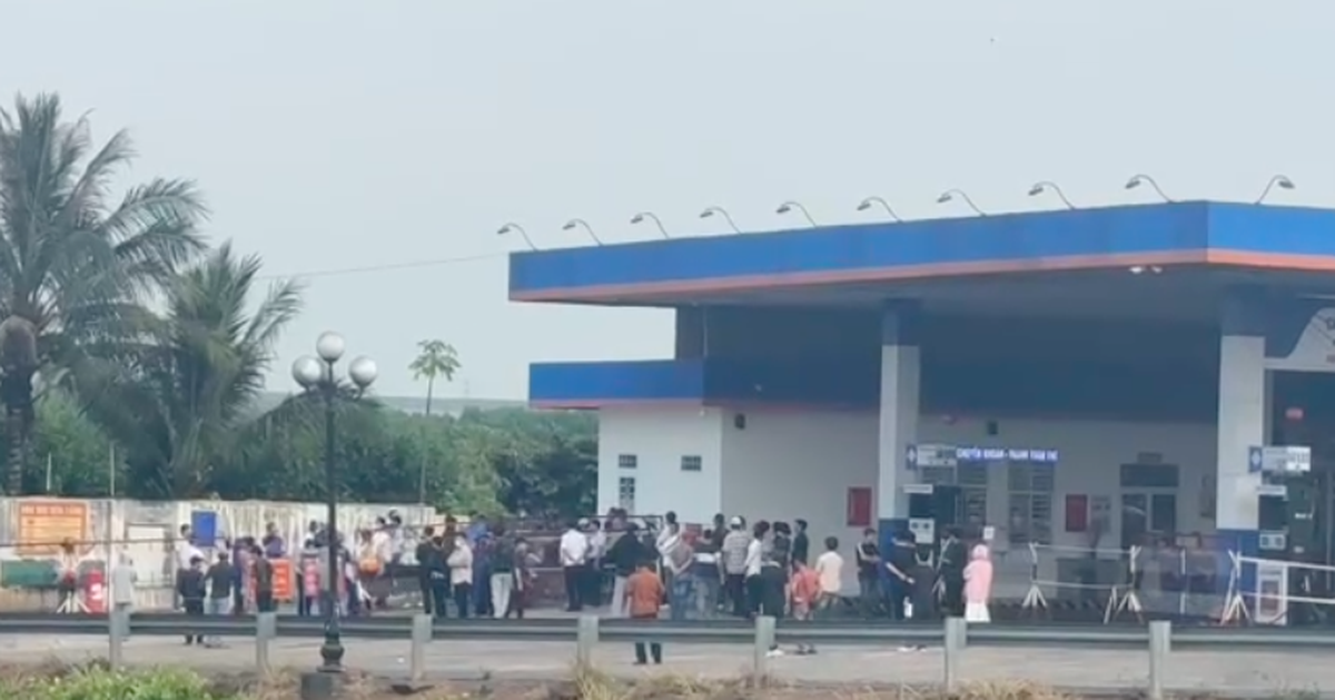 Tranh chấp đông người giữa hai doanh nghiệp tại trạm xăng trên cao tốc TP.HCM - Long Thành