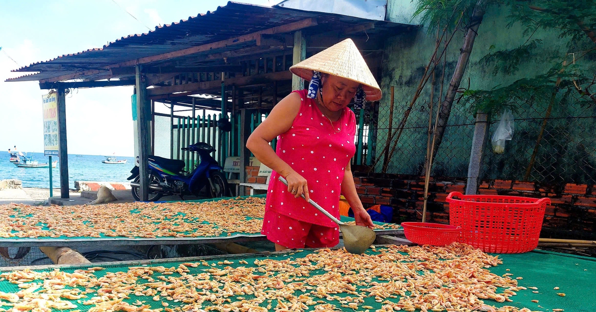 Tôm khô hút hàng và được giá nhưng khan hiếm nguyên liệu