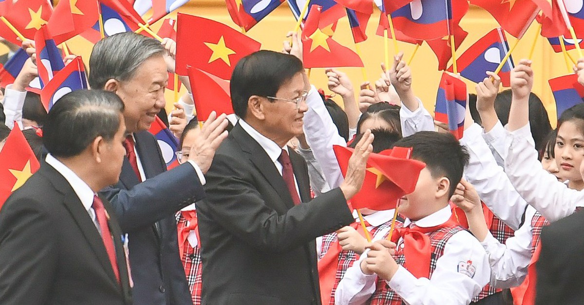 Tổng Bí thư Tô Lâm hội đàm với Tổng Bí thư, Chủ tịch nước Lào Thongloun Sisoulith