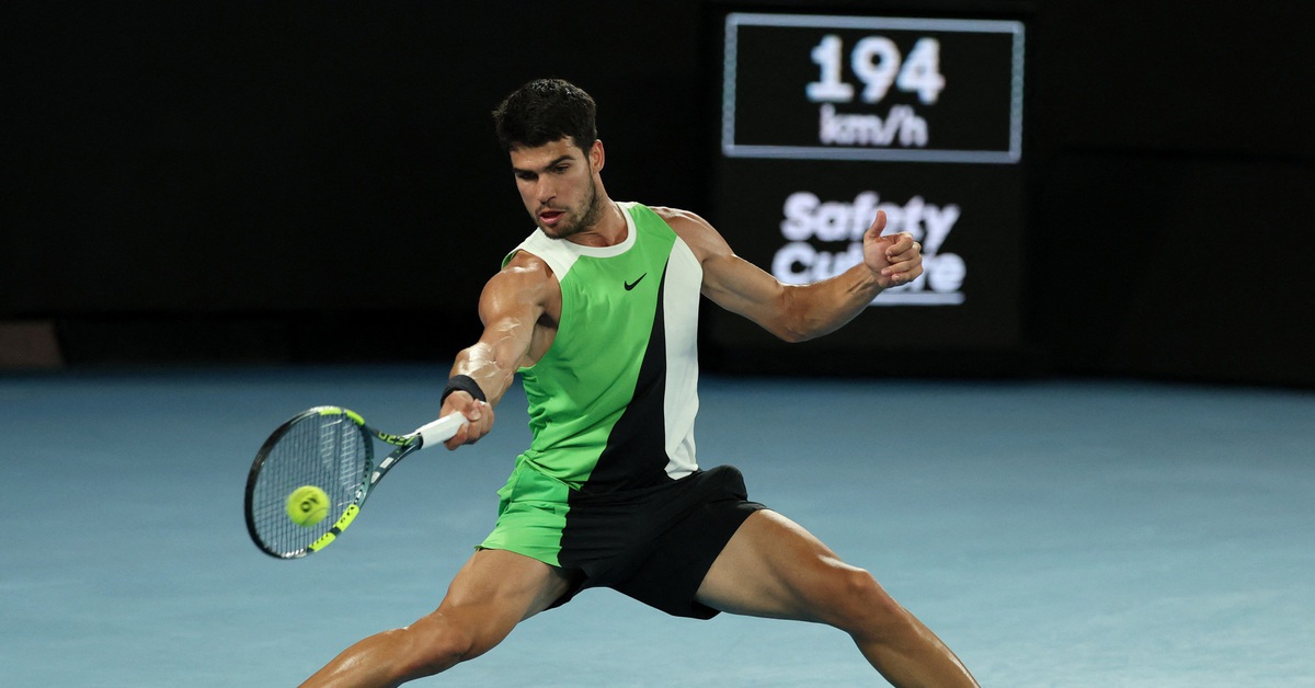 Alcaraz lần đầu vào bán kết Giải Úc mở rộng 2026