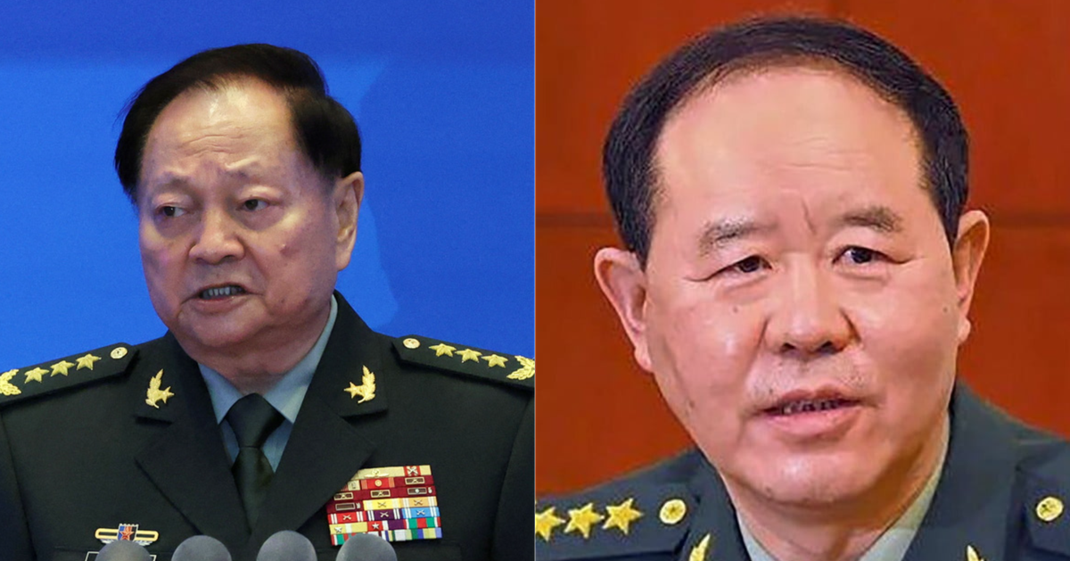 Hai tướng Trương Hựu Hiệp, Lưu Chấn Lập bị điều tra vì phá hoại 'chế độ trách nhiệm của ông Tập'