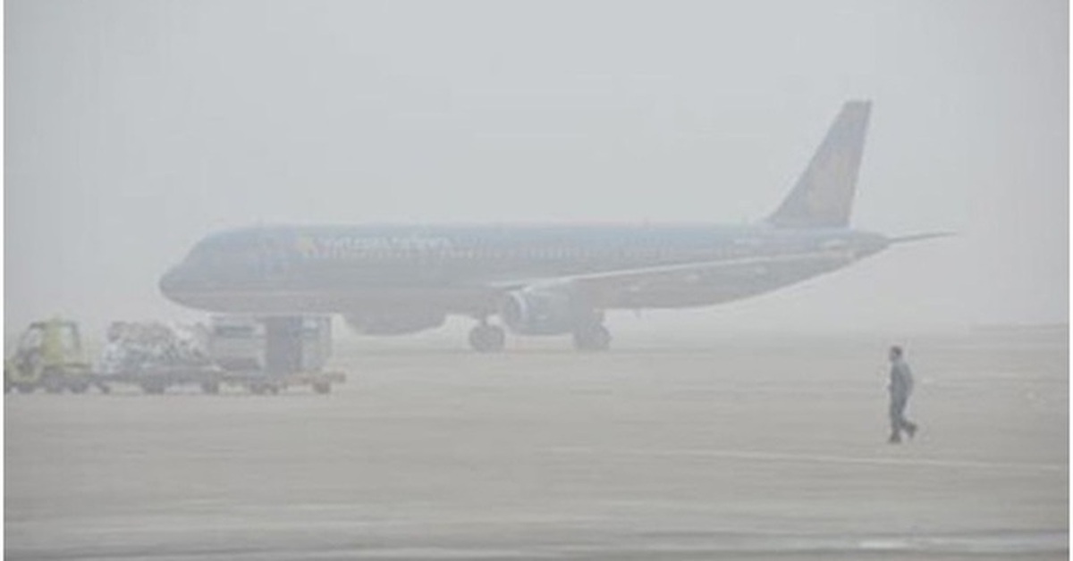 13 chuyến bay bị ảnh hưởng sương mù tại sân bay Nội Bài