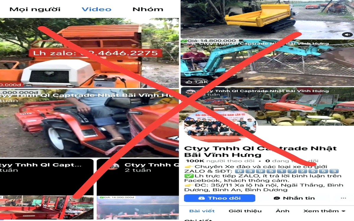 500 người sập bẫy mua máy nông nghiệp 'giá rẻ' trên mạng, bị chiếm đoạt trên 5 tỉ đồng