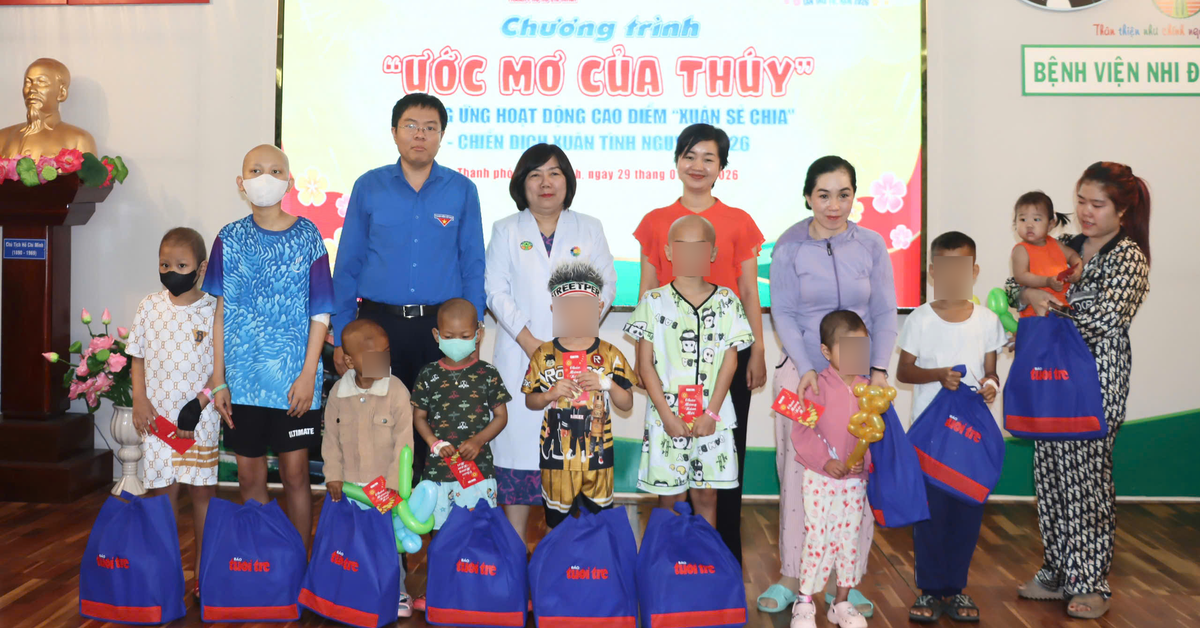 Ước mơ của Thúy mang mùa xuân đến với bệnh nhi ung thư tại TP.HCM