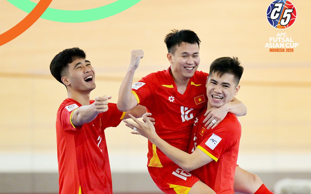 Tuyển futsal Việt Nam có chiến thắng thứ 2 liên tiếp tại giải châu Á