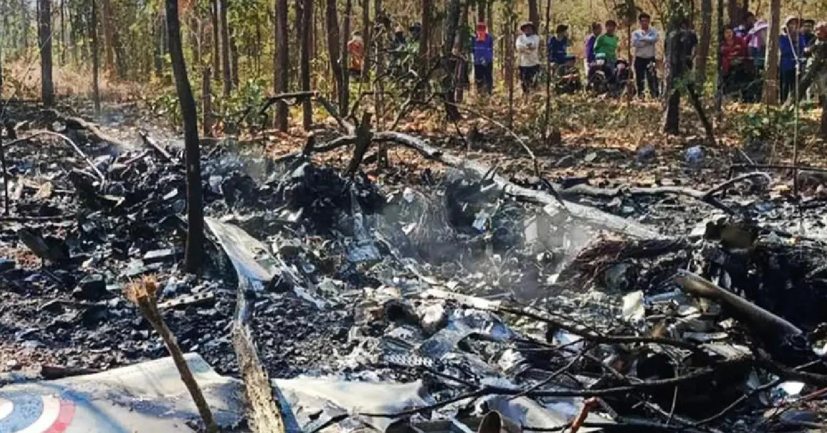 Rơi máy bay không quân Thái Lan, 2 phi công tử nạn