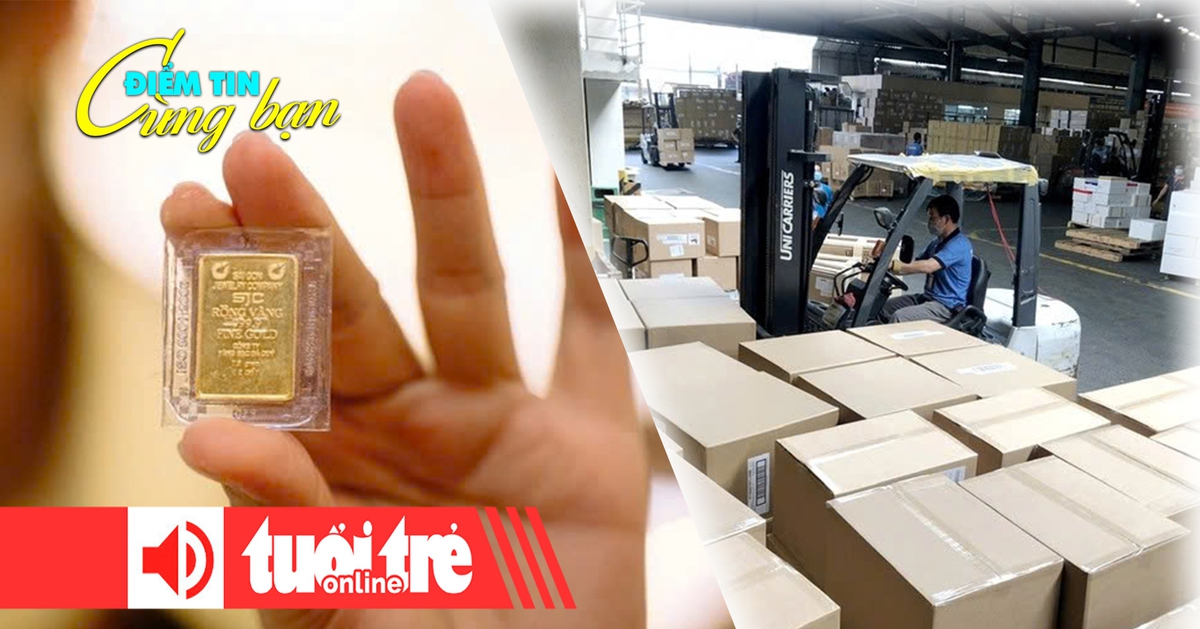 Điểm tin 18h: Vàng chạm mốc 190,3 triệu đồng/lượng; Sôi động dịch vụ giao hàng Tết