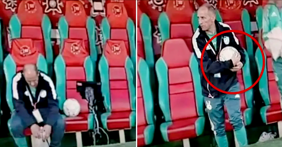 Ban huấn luyện Algeria bị camera 'tóm gọn' khi ăn trộm 2 quả bóng trong trận đấu ở AFCON 2025