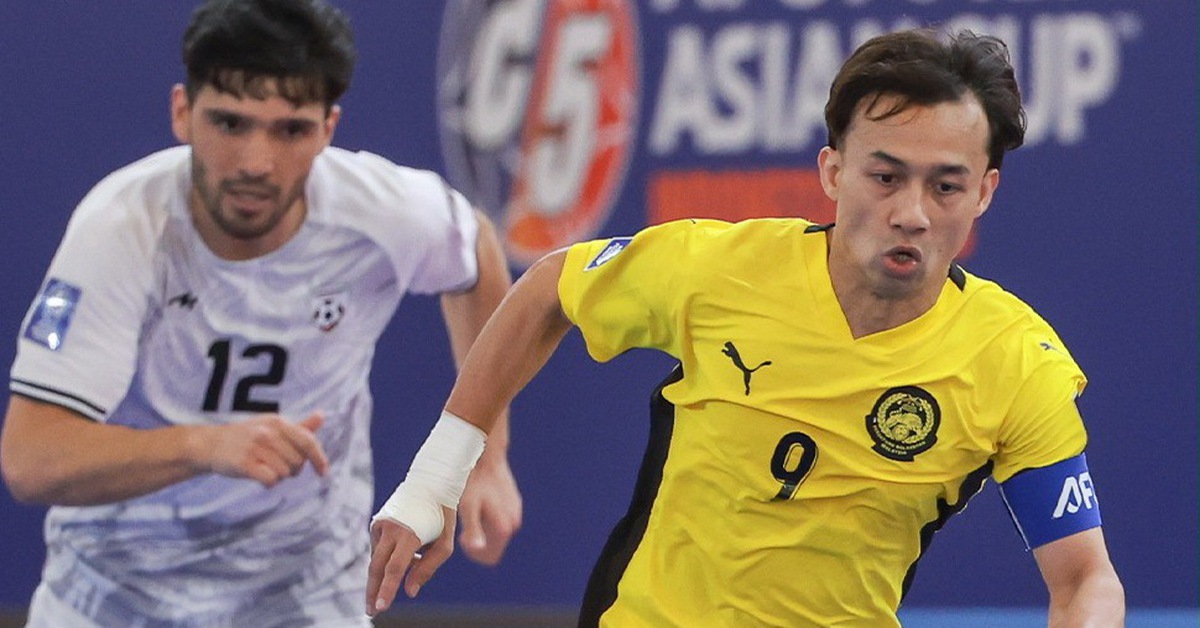 Malaysia thua 0-7 ở Giải futsal châu Á 2026
