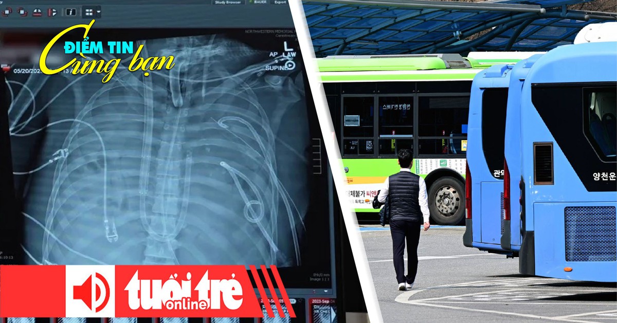 Điểm tin cùng bạn 8h: Sống sót 48 giờ dù không còn phổi; Giới trẻ Hàn Quốc đổ xô làm tài xế xe buýt