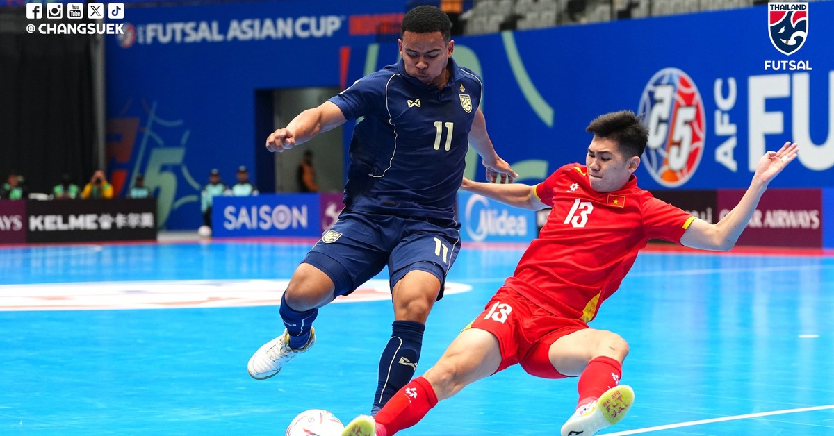 Tuyển futsal nam Việt Nam lại thua Thái Lan