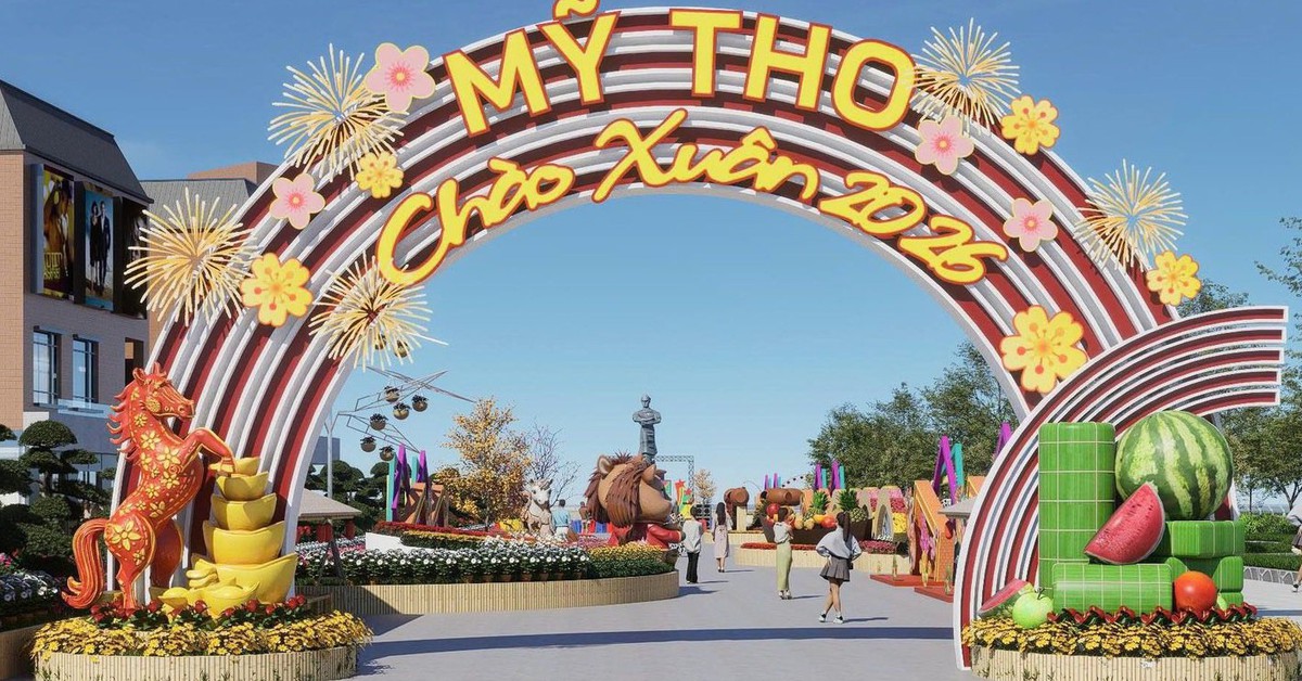 Đường hoa quay lại trung tâm Mỹ Tho sau 7 năm vắng bóng