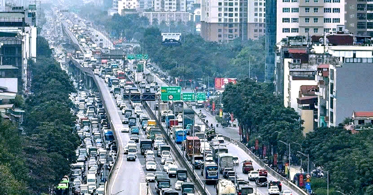 Cấm xe tải trên 10 tấn vào vành đai 3 để tránh ùn tắc trong ngày dân trở lại Hà Nội sau nghỉ lễ