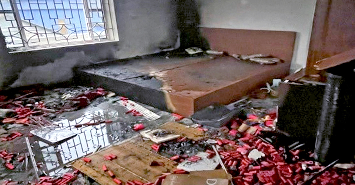 Cháy nhà kèm tiếng nổ, 3 người thương vong, hiện trường có nhiều xác pháo