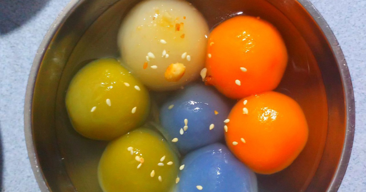 Vị ngọt, béo, bùi của chè trôi nước ngày xuân