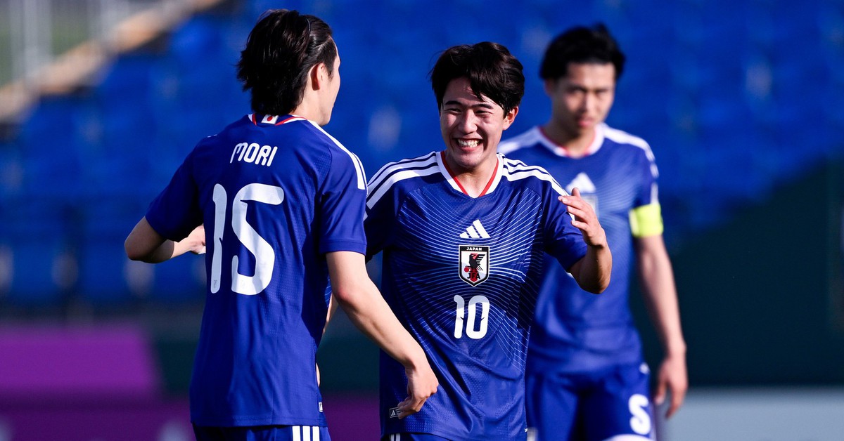 Dùng cầu thủ sinh viên, U23 Nhật Bản vẫn thắng đậm ở U23 châu Á