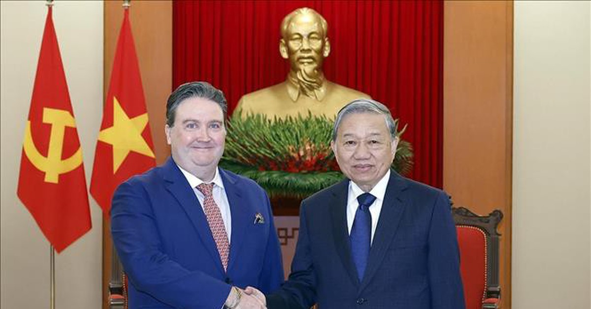 Tổng Bí thư Tô Lâm tiếp Đại sứ Mỹ Marc Knapper đến chào từ biệt