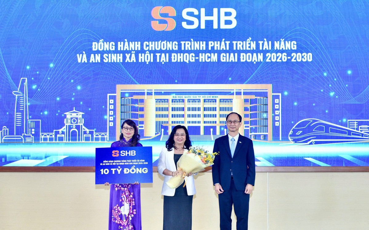 SHB dành 10 tỉ đồng phát triển tài năng tại Đại học Quốc gia TP.HCM