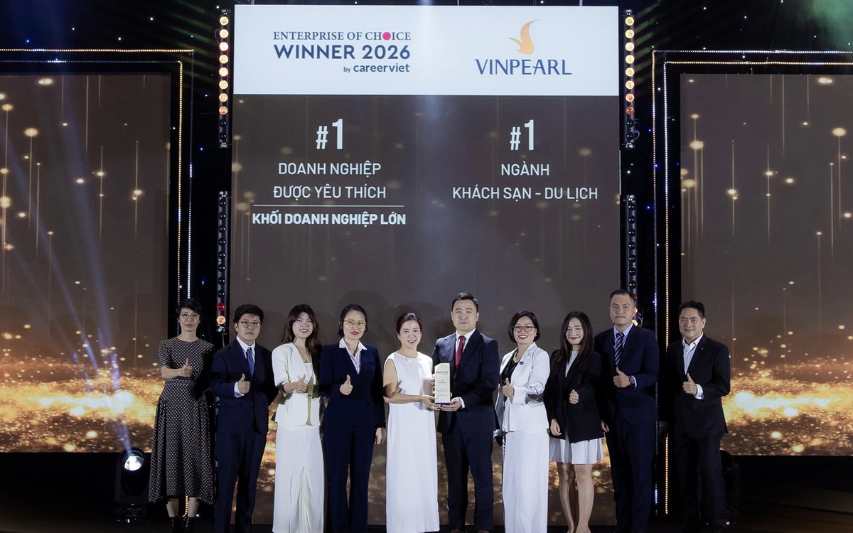 Vinpearl dẫn đầu Top 100 doanh nghiệp được người lao động yêu thích nhất