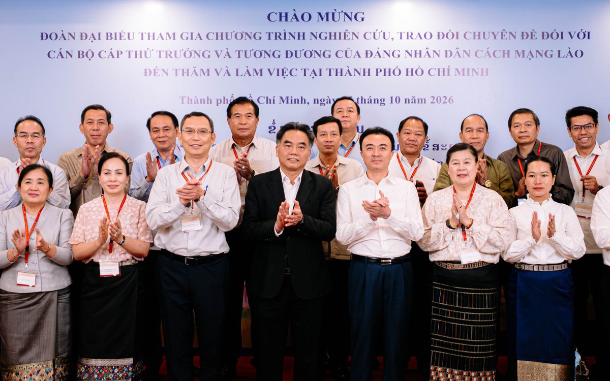 TP.HCM chia sẻ kinh nghiệm xây dựng Đảng, đào tạo cán bộ với Lào