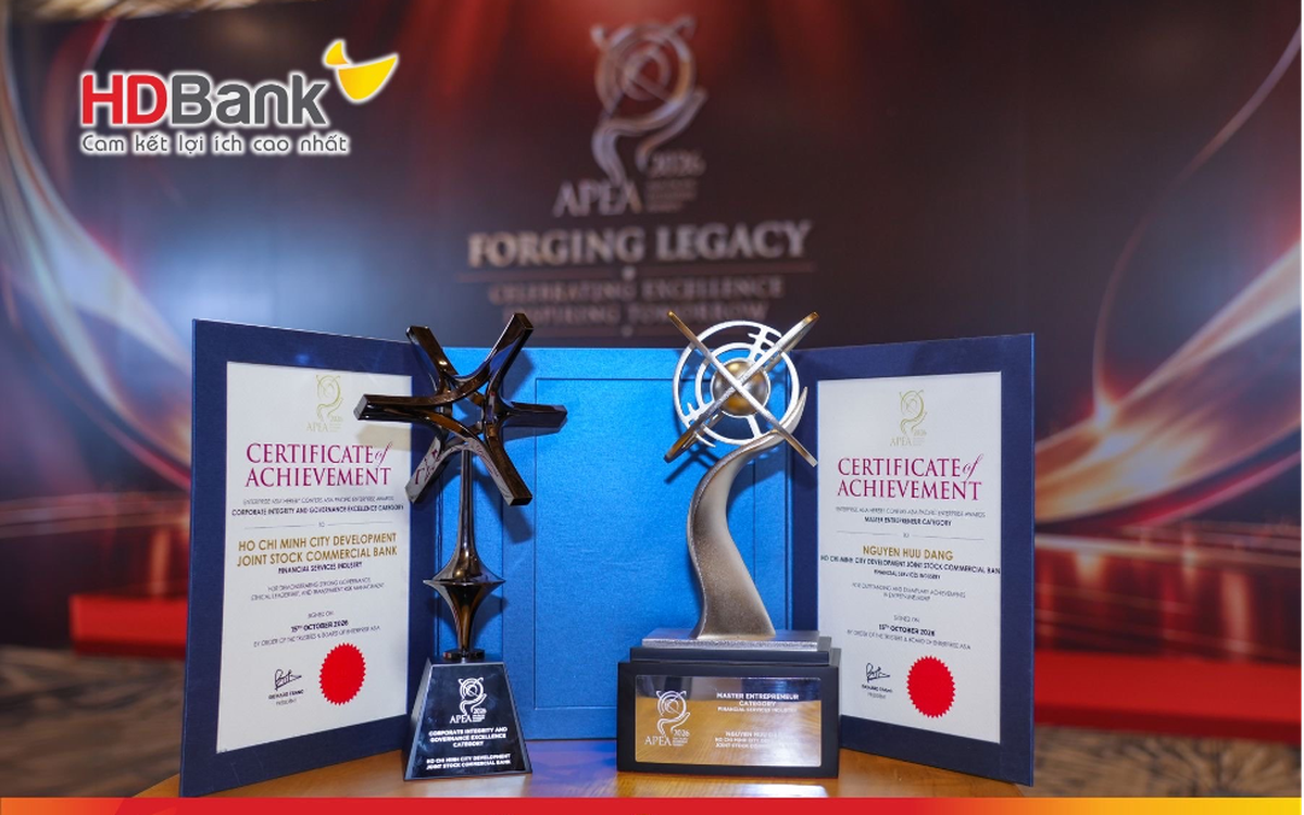 APEA 2026 vinh danh HDBank về quản trị bền vững và minh bạch