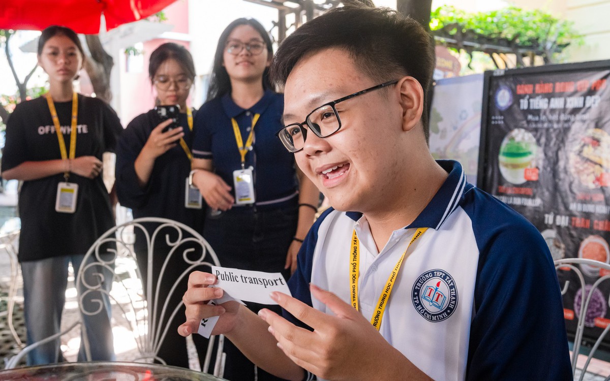 Trường học ở TP.HCM có 'không gian tiếng Anh' cho học sinh