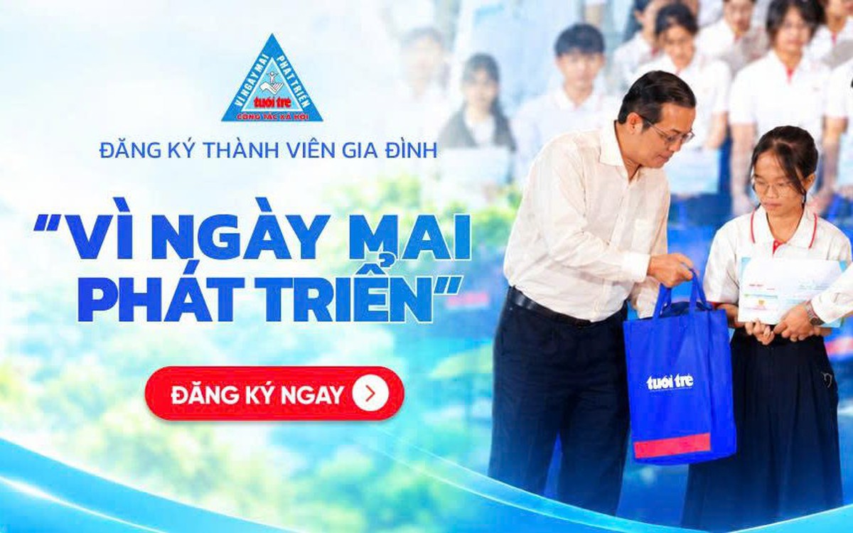 Tuổi Trẻ mời cựu học sinh, sinh viên từng nhận học bổng đăng ký thông tin 'Gia đình Vì ngày mai phát triển'