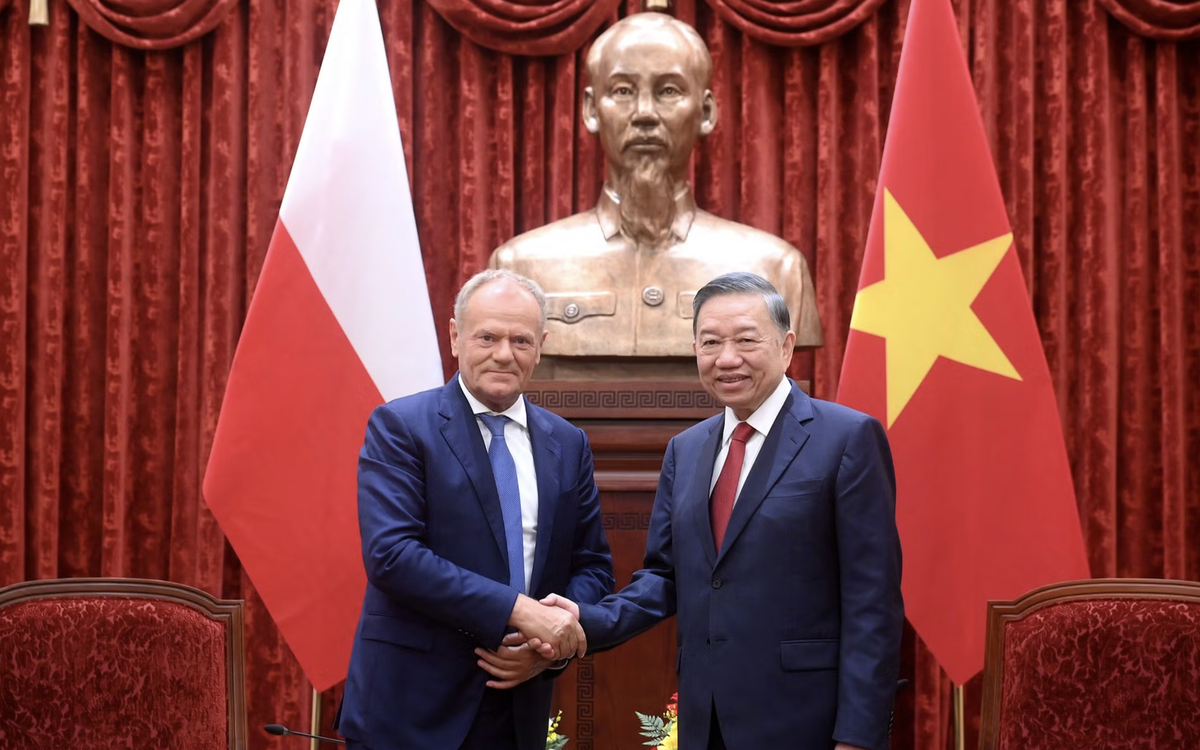 Tổng Bí thư, Chủ tịch nước Tô Lâm tiếp Thủ tướng Ba Lan Donald Tusk