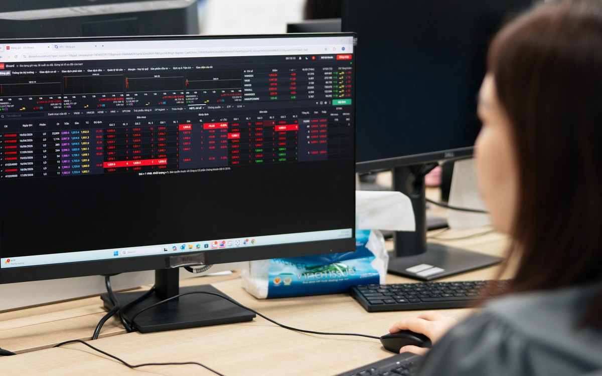 Sắc đỏ áp đảo, VN-Index chỉ giảm gần 2 điểm
