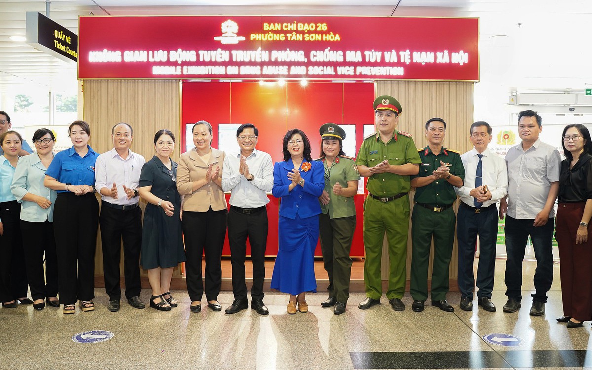 Ra mắt không gian tuyên truyền phòng, chống ma túy tại sân bay Tân Sơn Nhất