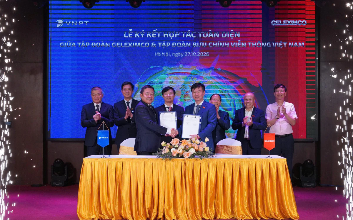 Hợp tác liên kết thương mại - tài chính - công nghệ giữa VNPT, Geleximco và ABBank