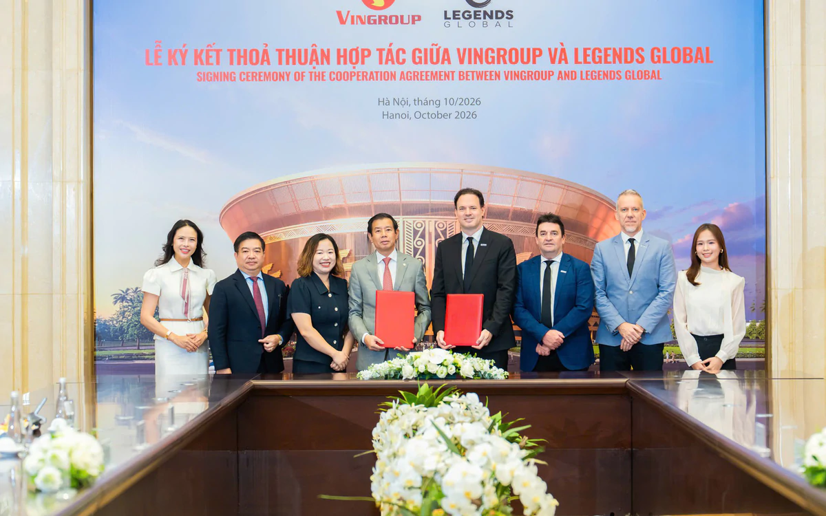 Vingoup và Legends Global công bố quan hệ đối tác chiến lược về SVĐ VinFast - Trống Đồng