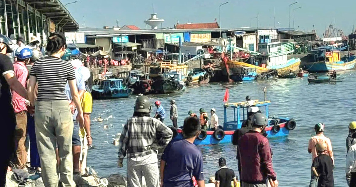 Ghe cá chìm ở La Gi, một ngư dân tử vong
