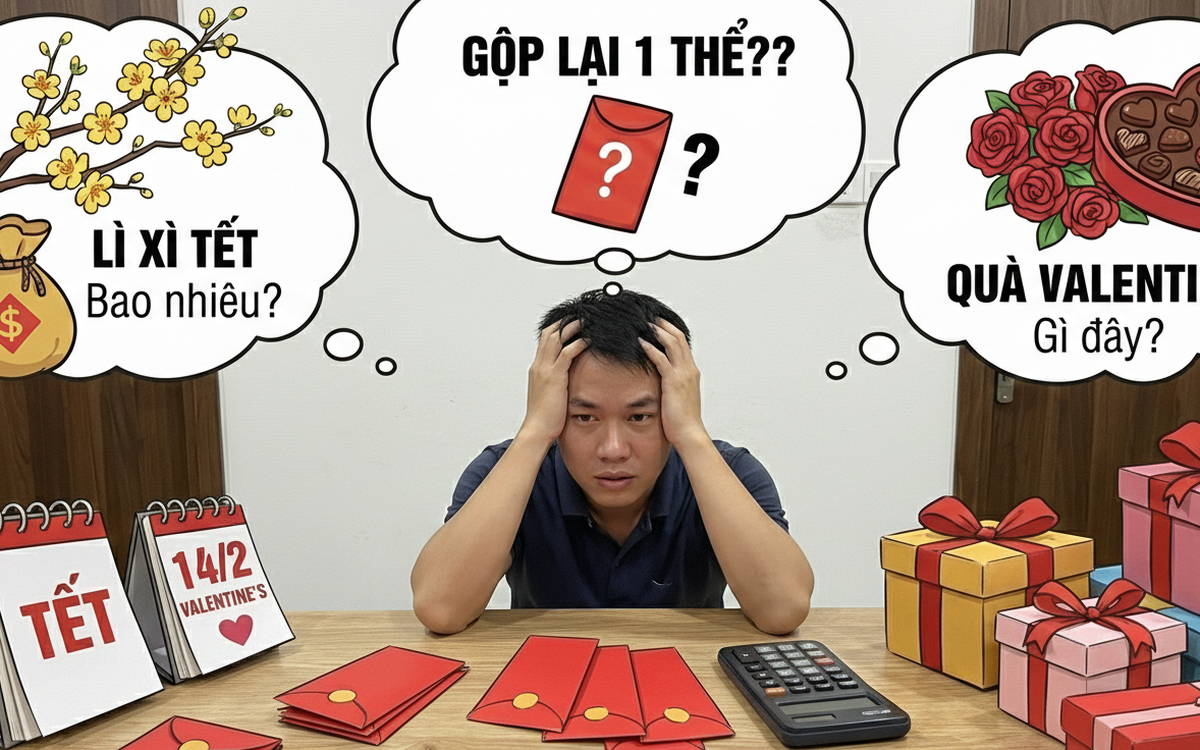 Valentine cận Tết Bính Ngọ, gộp lì xì và quà Valentine cho tiện một lần được không?