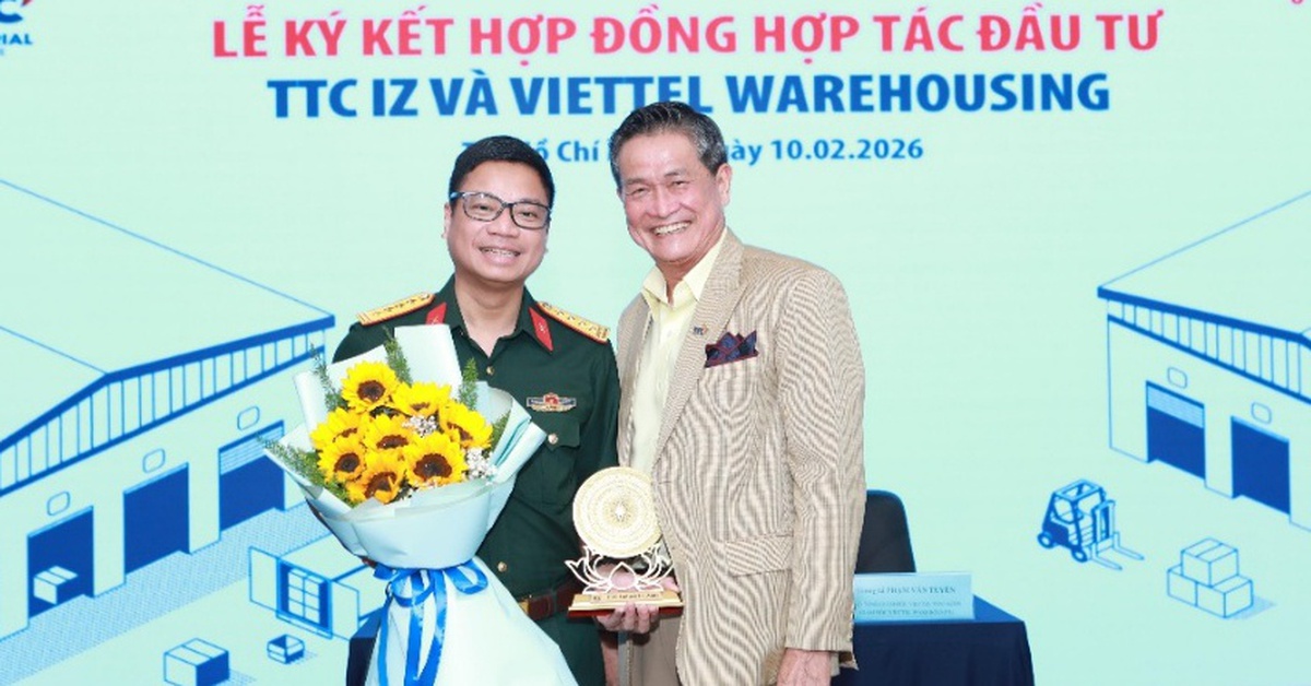 TTC IZ ký kết hợp đồng hợp tác đầu tư với Viettel Warehousing