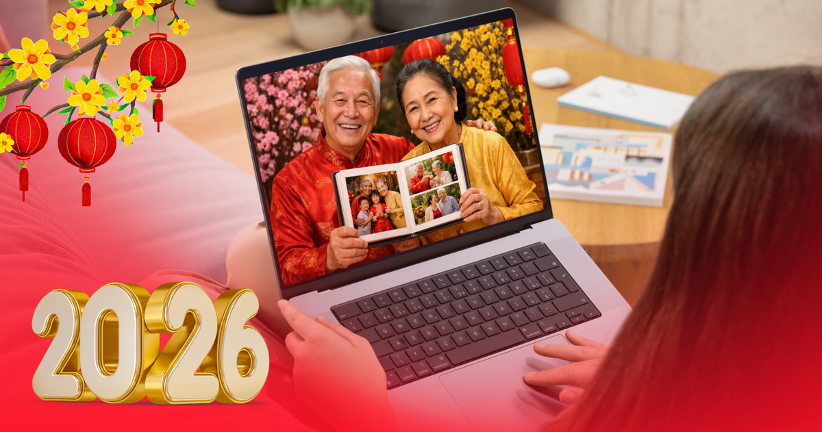 Hướng dẫn tạo album ảnh Tết và phục chế ảnh cũ tặng ông bà