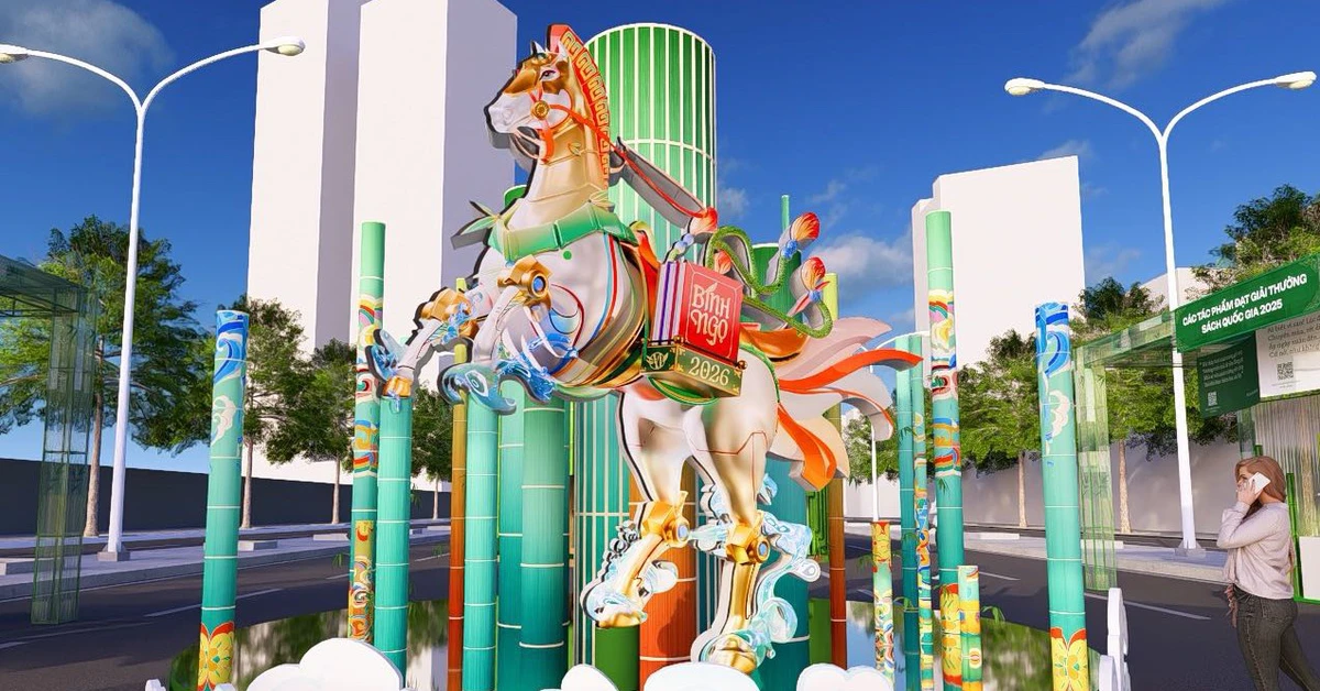 Ngựa vươn mình mang tri thức trong Lễ hội Đường sách Tết Bính Ngọ