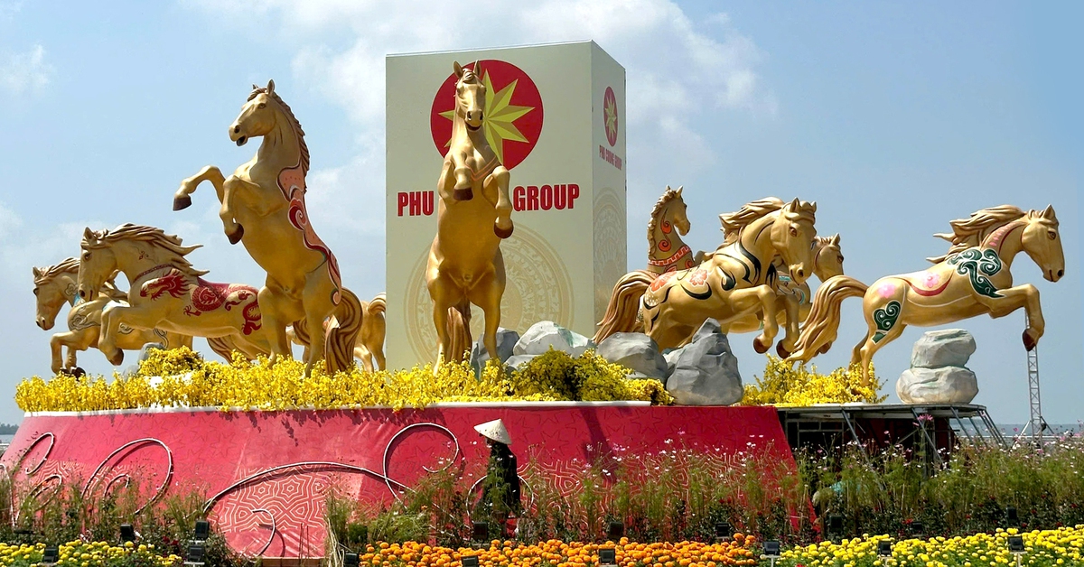 An Giang làm đại cảnh Mã đáo thành công được người dân ưa thích