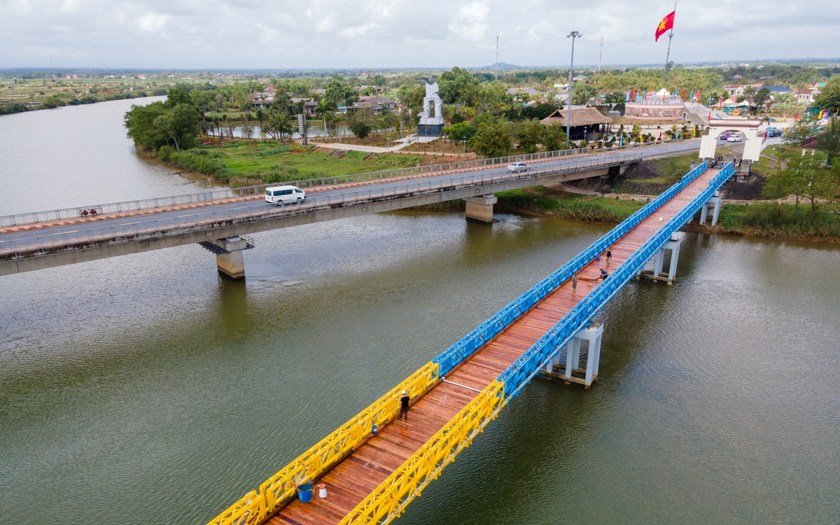 Cầu Hiền Lương hoàn thành tu bổ, miễn phí vé tham quan dịp Tết