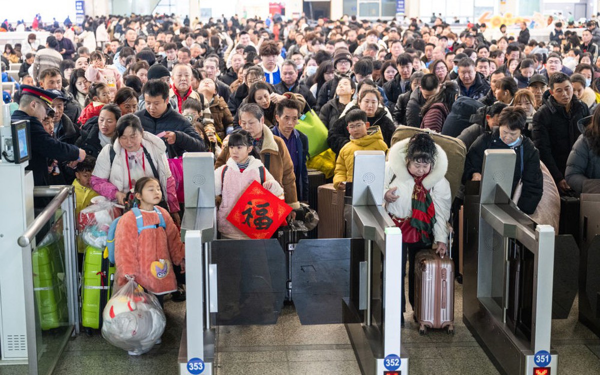 "Xuân vận" Trung Quốc: kỷ lục 1,4 tỉ lượt di chuyển