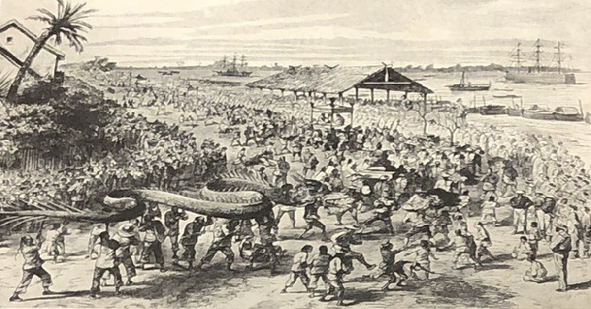 Múa lân sư rồng ở Sài Gòn cách đây một thế kỷ từng xuất hiện trên báo Pháp