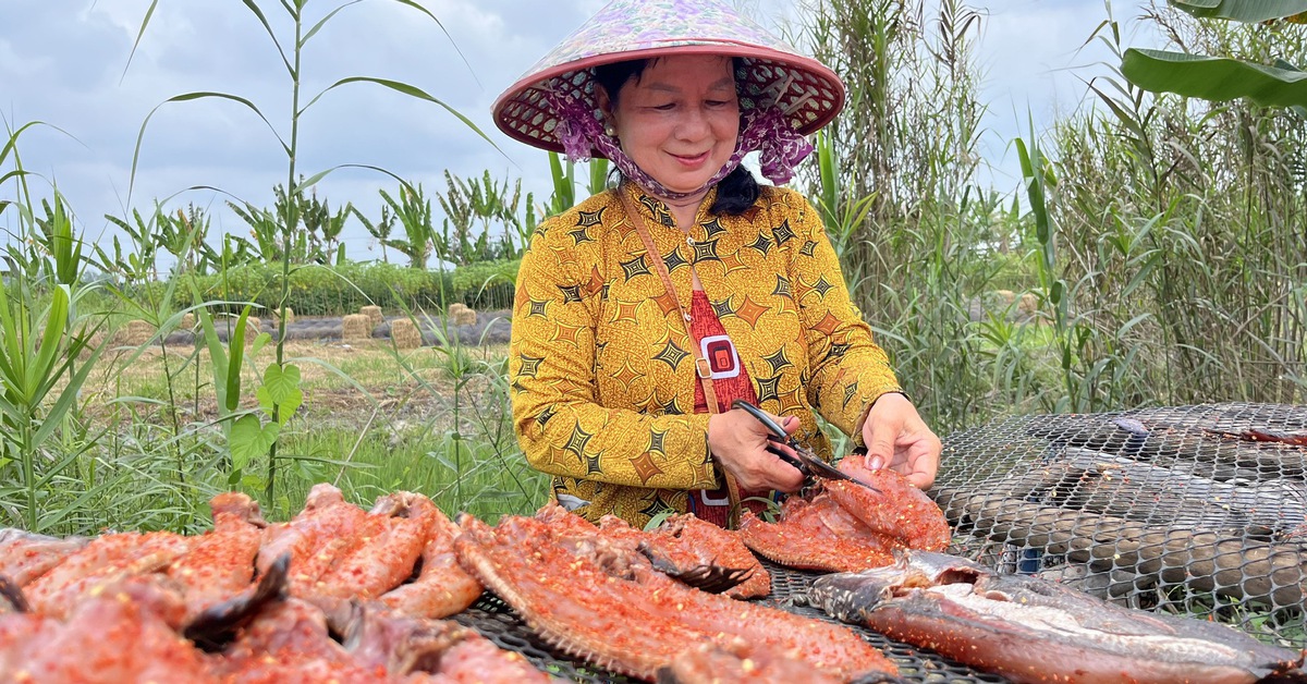 Về ‘thủ phủ’ khô cá lóc Cần Thơ xem người dân hối hả phơi khô vụ Tết