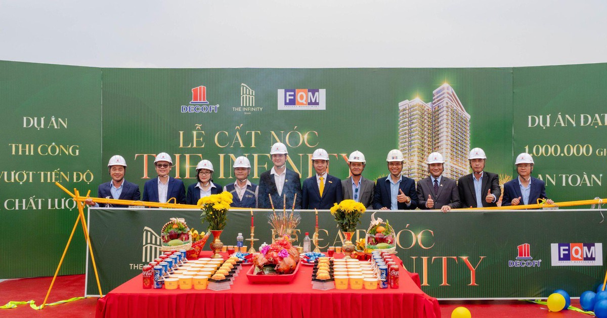 Dự án The Infinity Dĩ An cất nóc vượt tiến độ 3 tháng